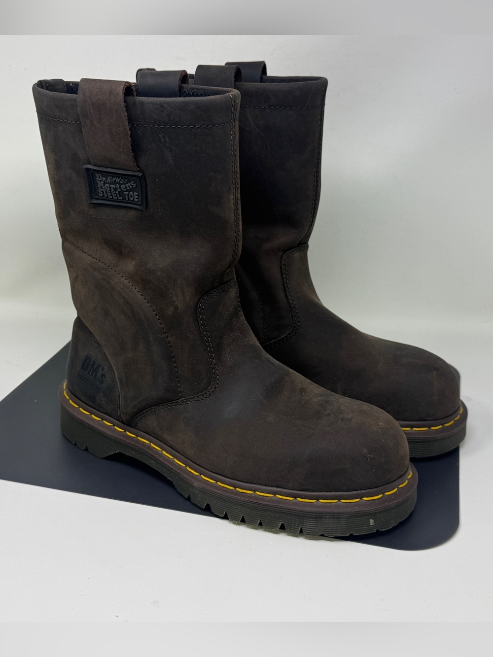 Dr. Martens industrial boots steel toe